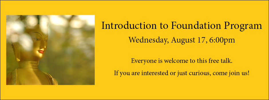 Introduction to Foundation Program